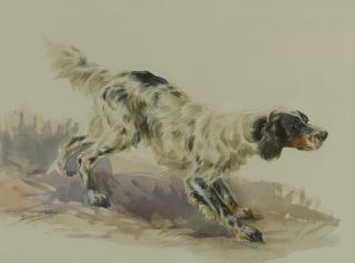 Edmund Henry Osthaus - A Setter At Work