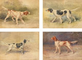 Edmund Henry Osthaus - Dot Rogers, Count Anteo, Rods Sue, Miss Ruby, Antevolo; Five Watercolors