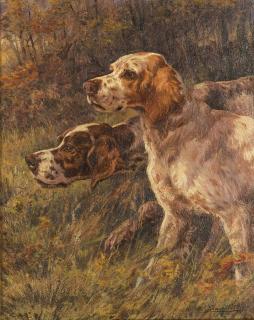 Edmund Henry Osthaus - Pointer And Setter