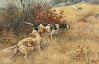 Edmund Henry Osthaus - Three Pointers in a Field
