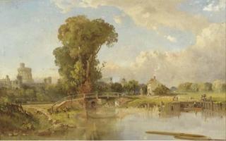 Edmund John Niemann - Windsor and Eton from the Thames
