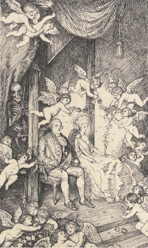 Edmund Joseph Sullivan, R.W.S. - Illustrations to The French Revolution (one illustrated)