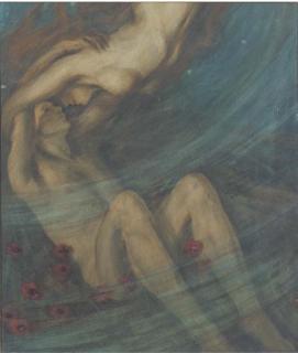 Edmund Joseph Sullivan, R.W.S. - The kiss