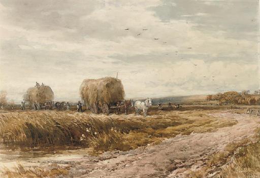Edmund Morison Wimperis, R.I. - Gathering The Hay