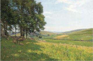 Edmund Morison Wimperis, V.P.R.I. - Across the valley