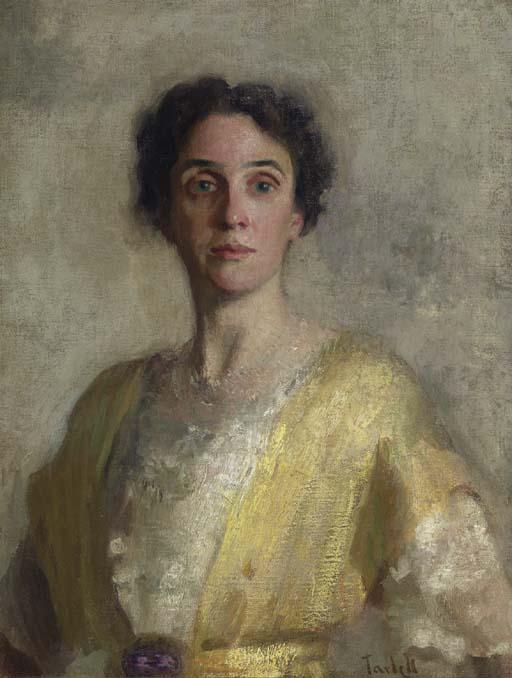 Edmund Tarbell - Lady in Yellow (Mrs. Codman)