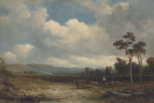 Edmund Thornton Crawford, R.S.A. - Tilling The Land, Early Autumn