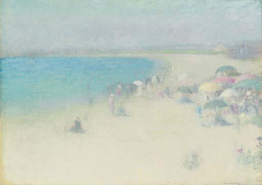 Edmund William Greacen - The Beach at Watch Hill