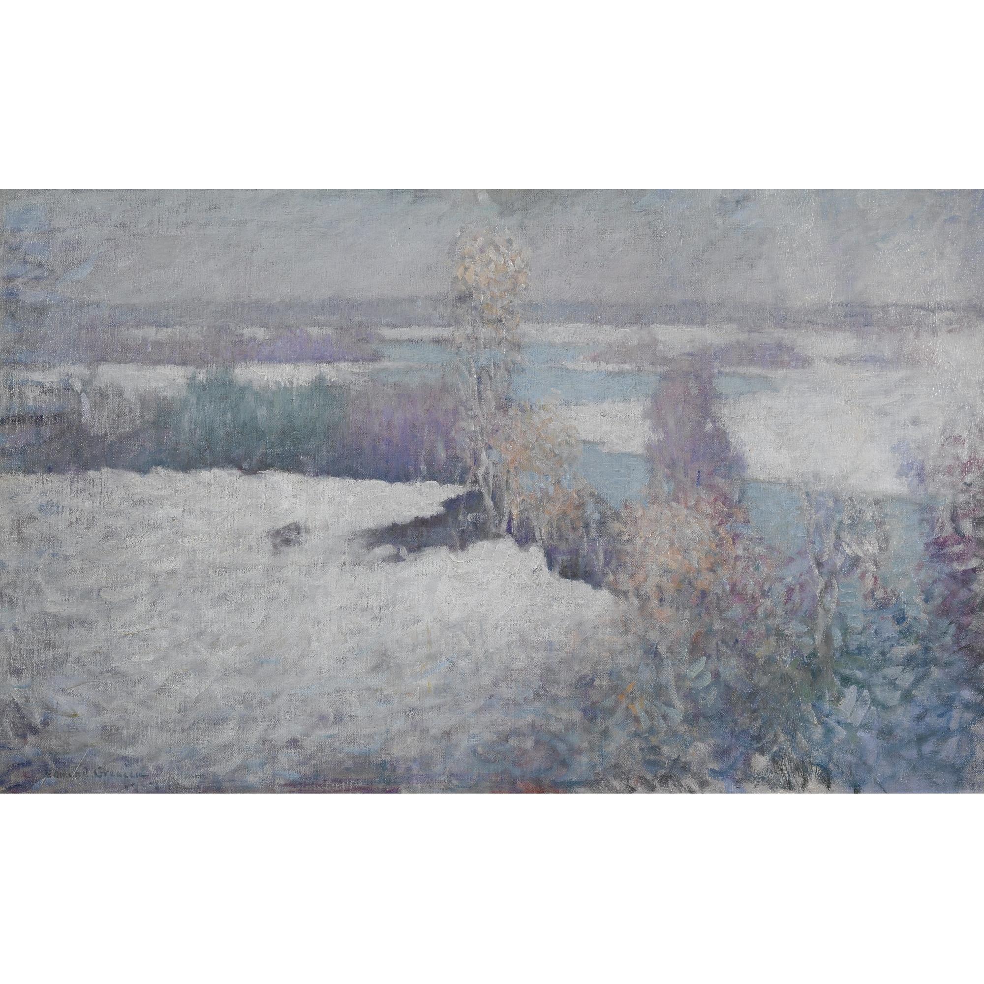 Edmund William Greacen - Winter Landscape, Lieutenant River, Old Lyme
