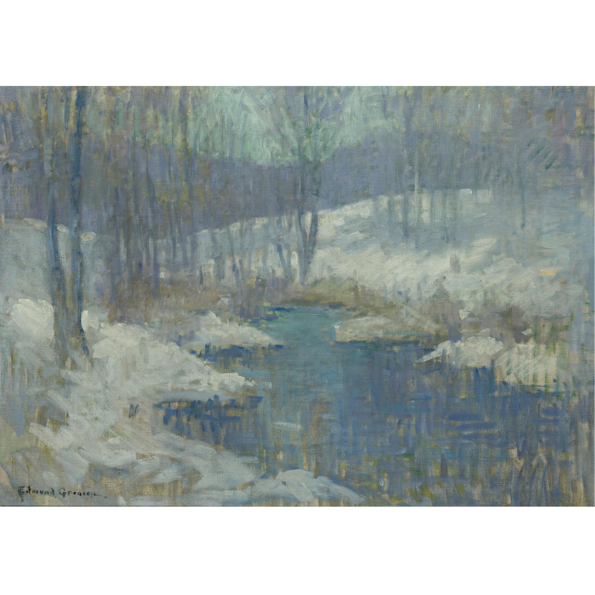 Edmund William Greacen - Winter Stream