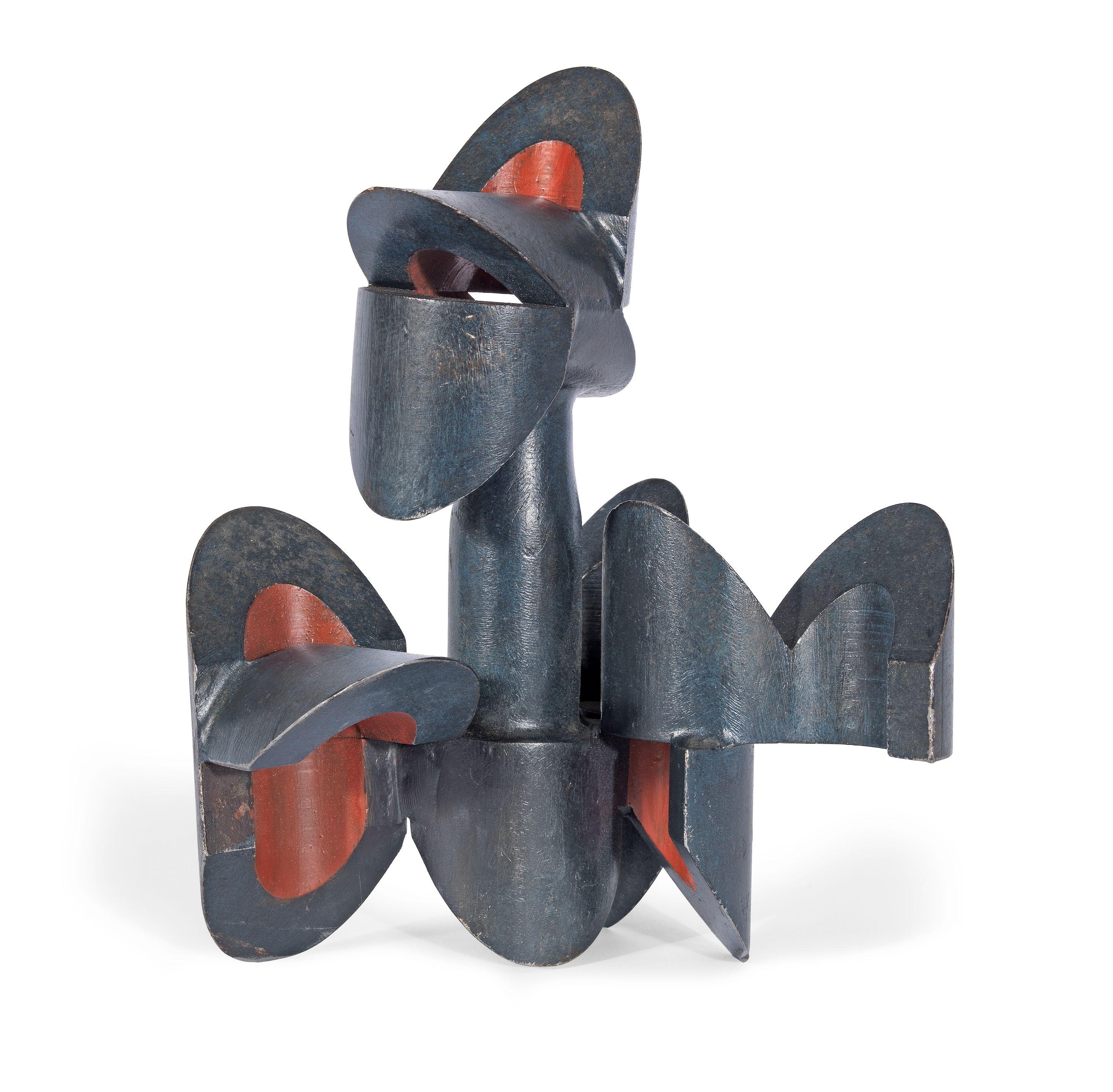 Edoardo Villa - Heraldic Figure 22.4 x 18 x 13cm. (8 13/16 x 7 1/16 x 5 1/8in).