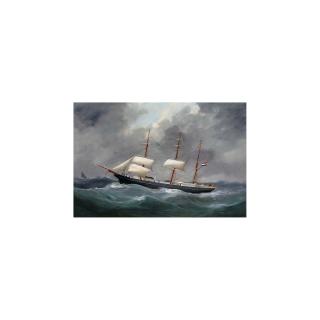 Edouard Adam - A Portrait Of A Ship