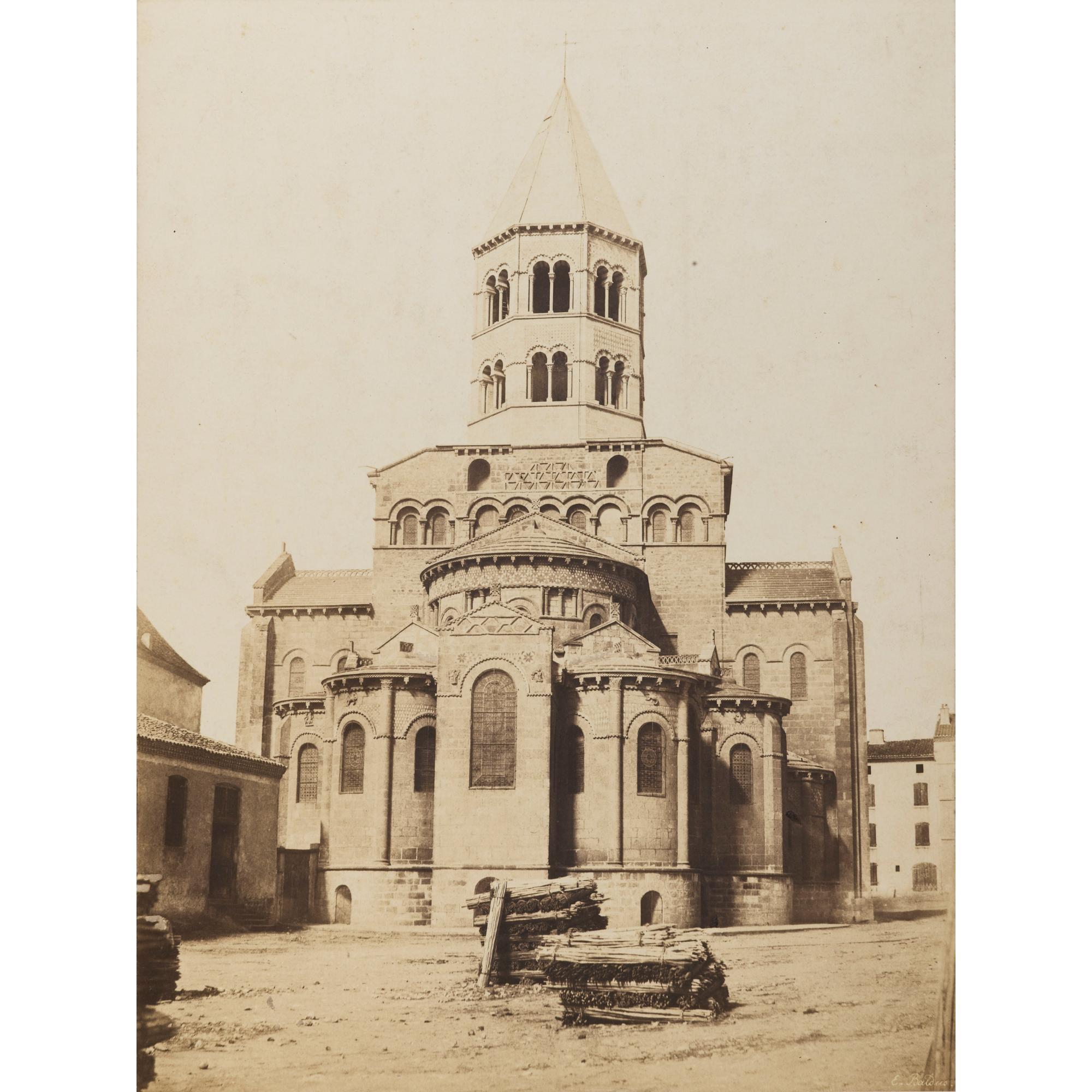 Édouard Baldus - Abside De L\'Église D\'Issoire, 1854