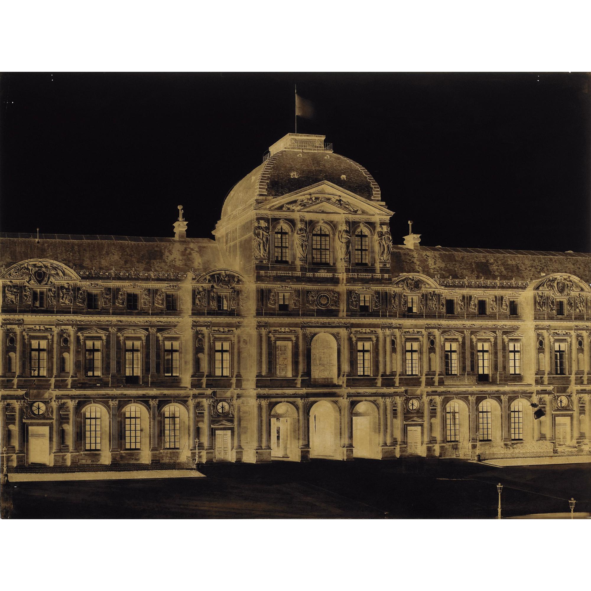 Édouard Baldus - Le Louvre. Grand Pavillon De L\'Horloge, 1854