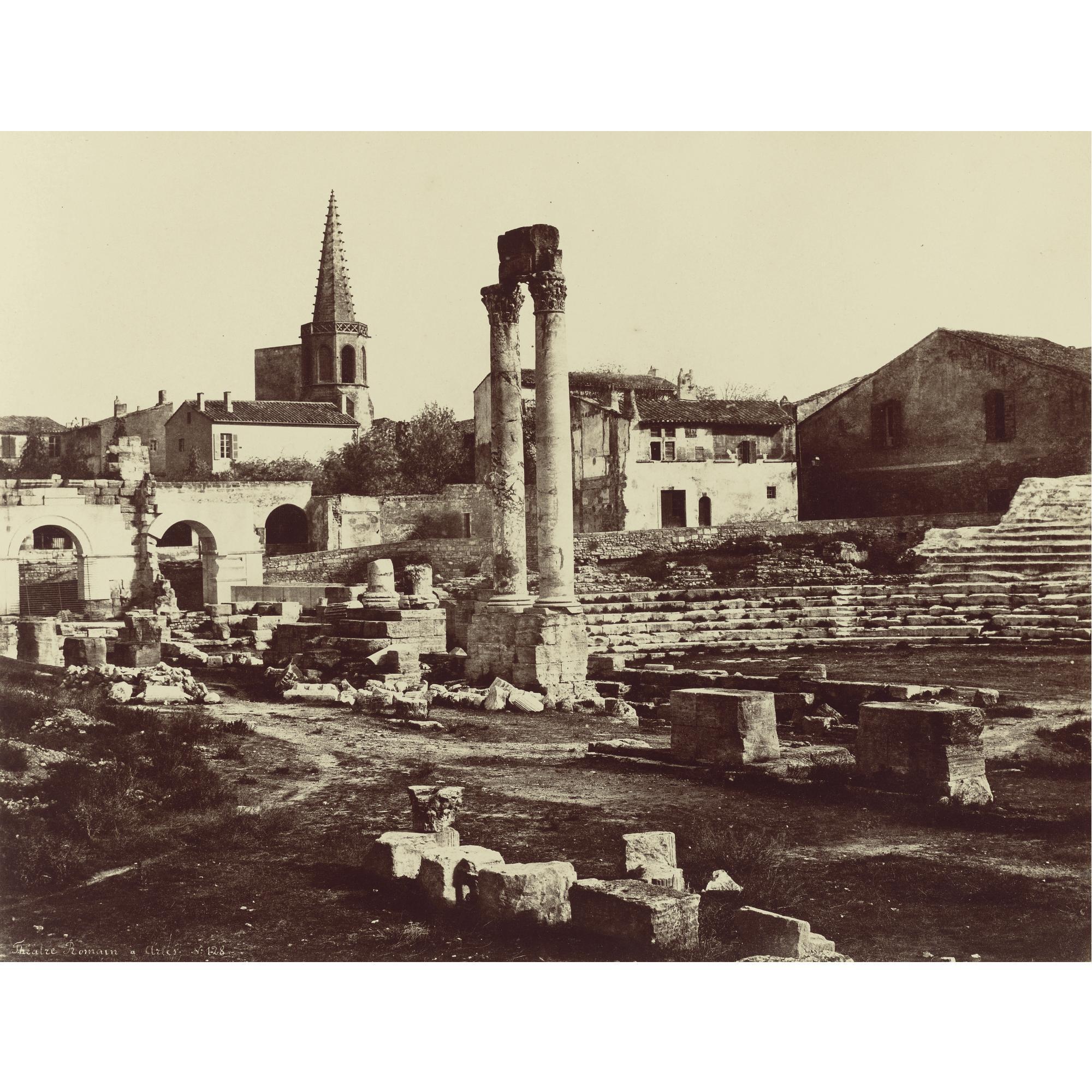 Édouard Baldus - \'Theatre Romain, Arles\'