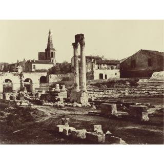 Édouard Baldus - \'Theatre Romain, Arles\'