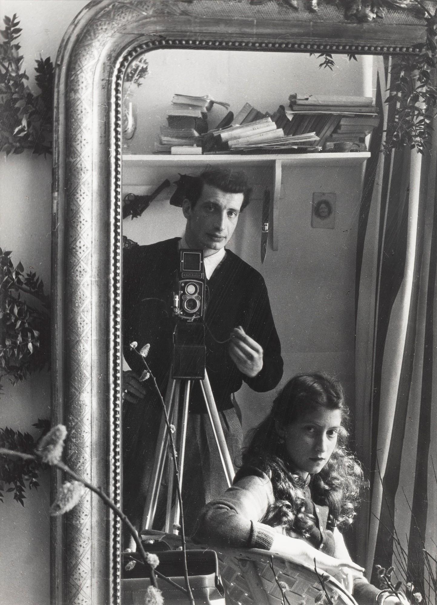 Édouard Boubat - Autoportrait avec Leila, 1951