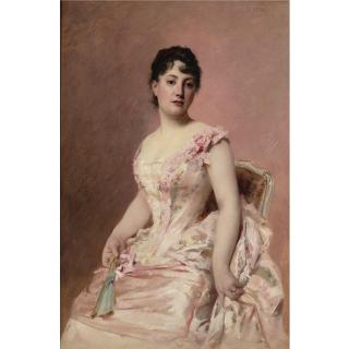 Édouard Cabane - Lady In Pink