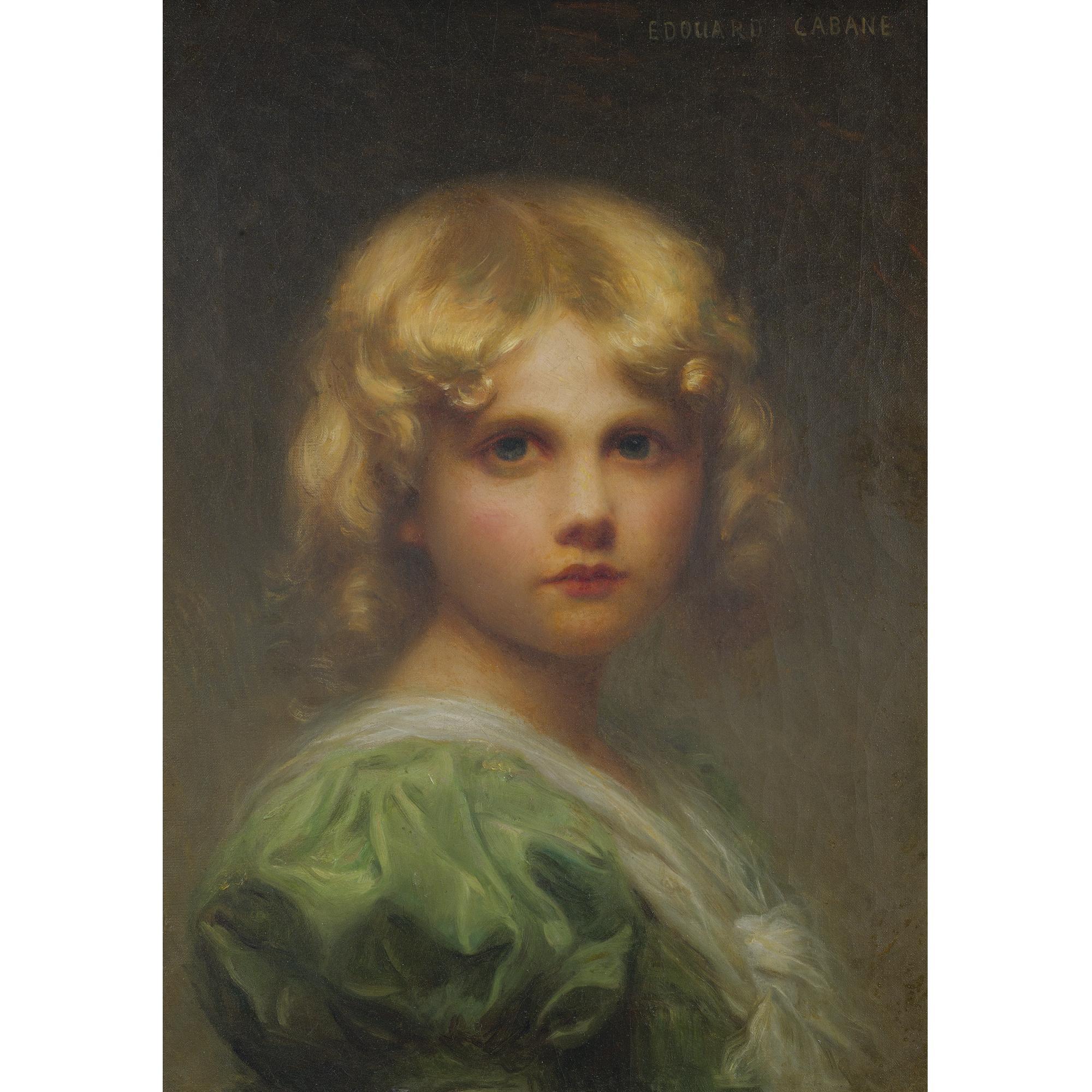 Édouard Cabane - Portrait Of A Child