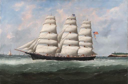 Edouard Charles Victor Adam the Younger - The Charles Dennis off the Coast