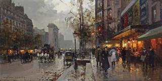 Edouard Cortès - Boulevard De Bonne-Nouvelle With Porte Saint-Denis, Paris