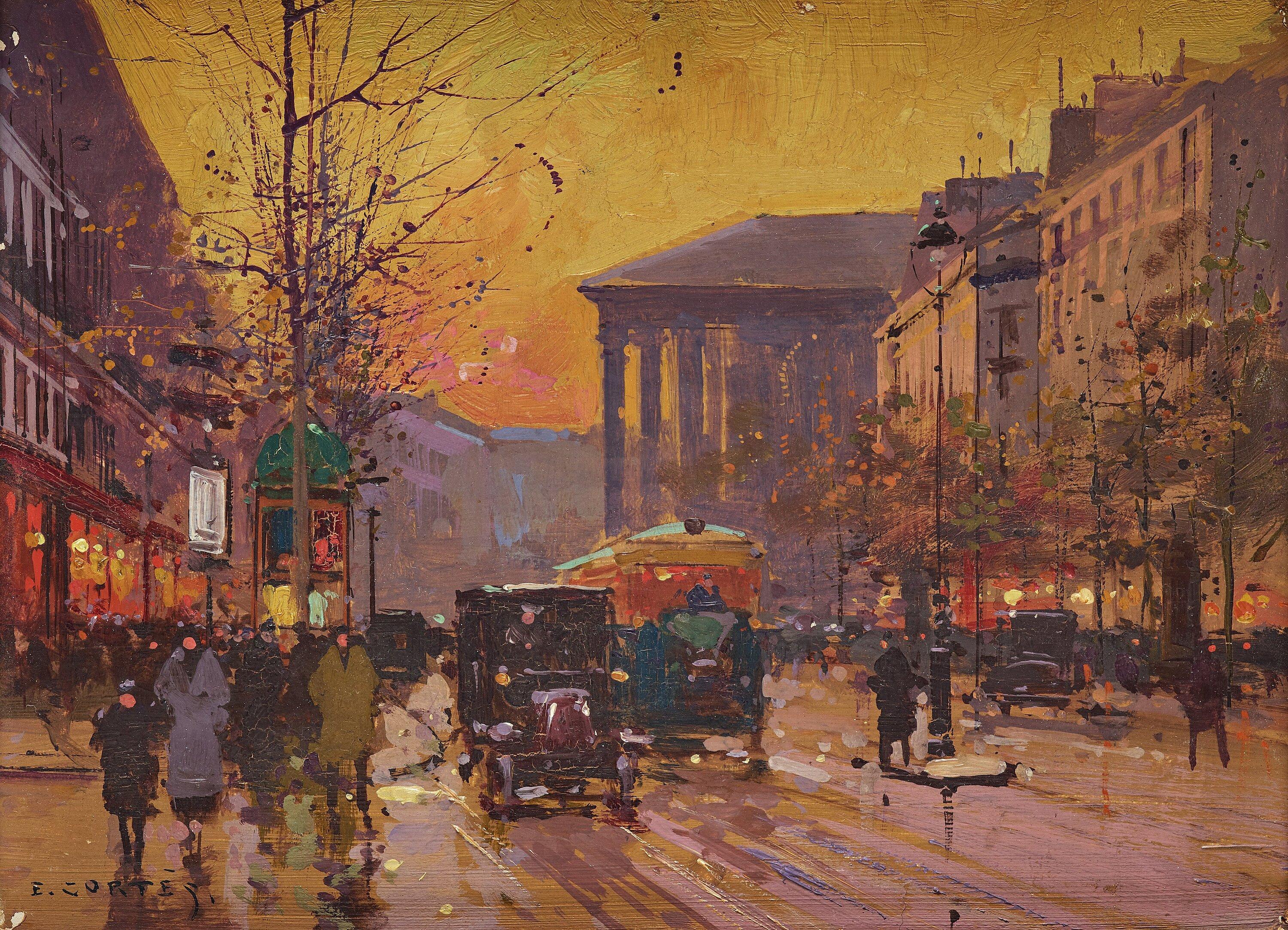 Edouard Cortes - Boulevard de la Madeleine, Paris
