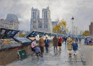 Edouard Cortès - Bouquinistes, Notre Dame