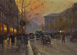 Edouard Cortès - French boulevard De La Madeleine