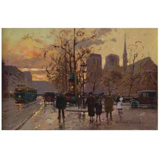 Édouard Cortès - French Les Quais Et Notre Dame