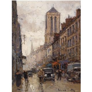 Édouard Cortès - French Vue De Caen