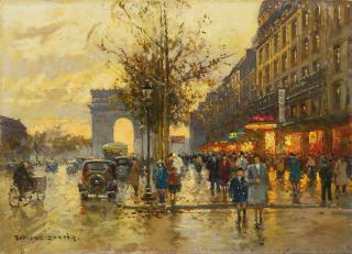 Edouard Cortès - L’Arc De Triomphe Et Les Champs Elysées