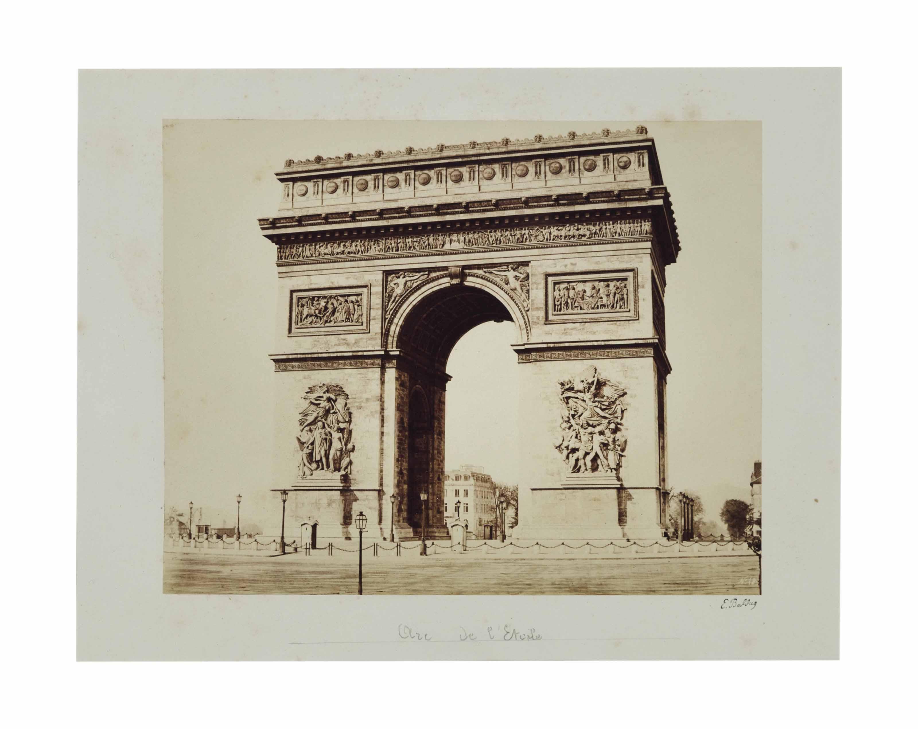 Edouard-Denis Baldus - Arc de L\'Etoile, c. 1850