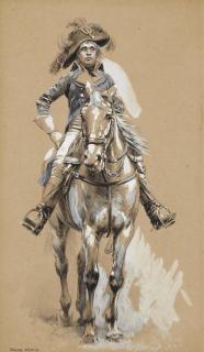 Edouard Detaille - Cavalier À Cheval