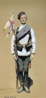 Edouard Detaille - Chasseur de la Garde Impériale Russe