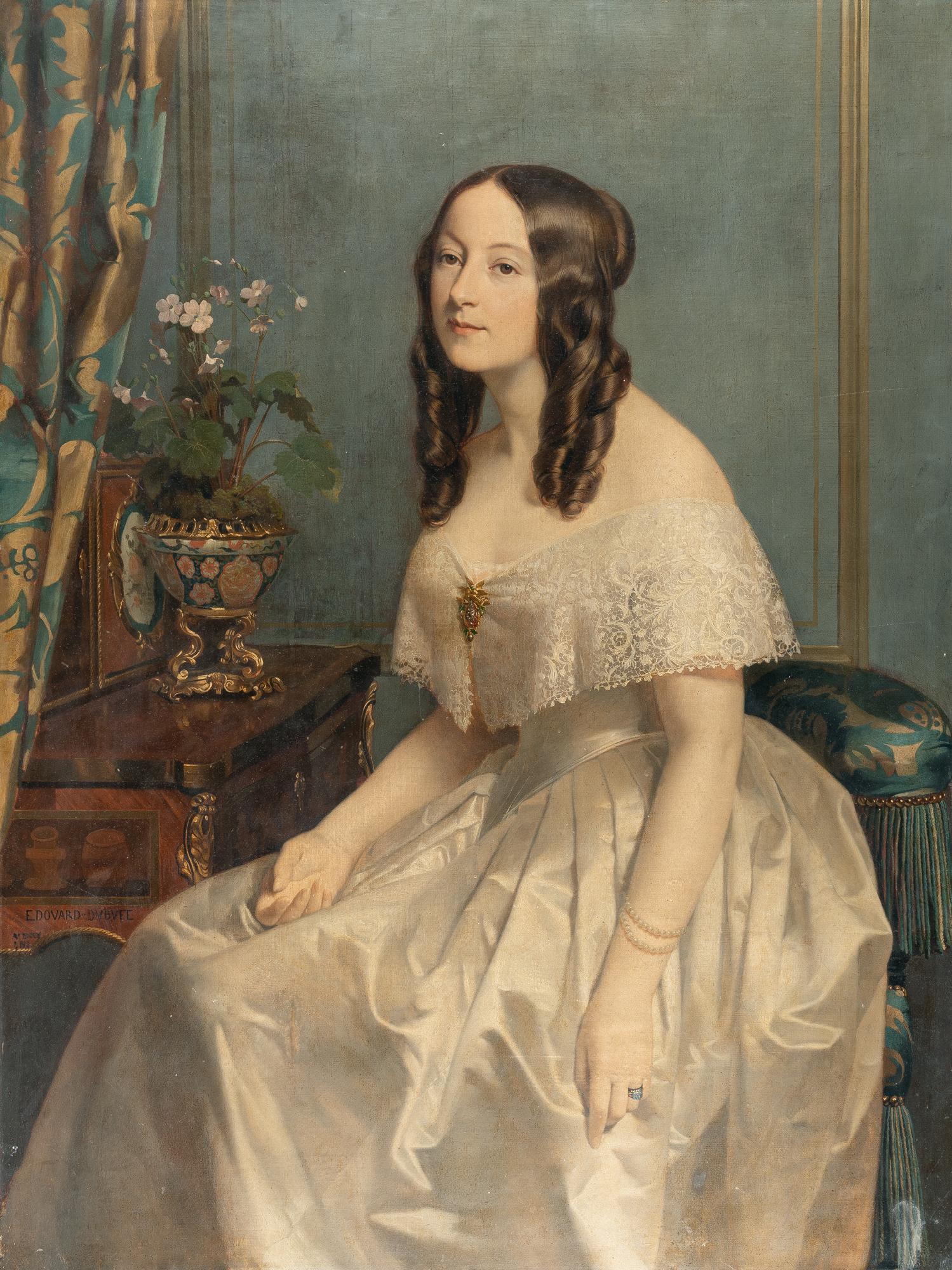 Édouard Dubufe - Bildnis einer Dame