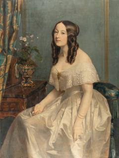 Édouard Dubufe - Bildnis einer Dame