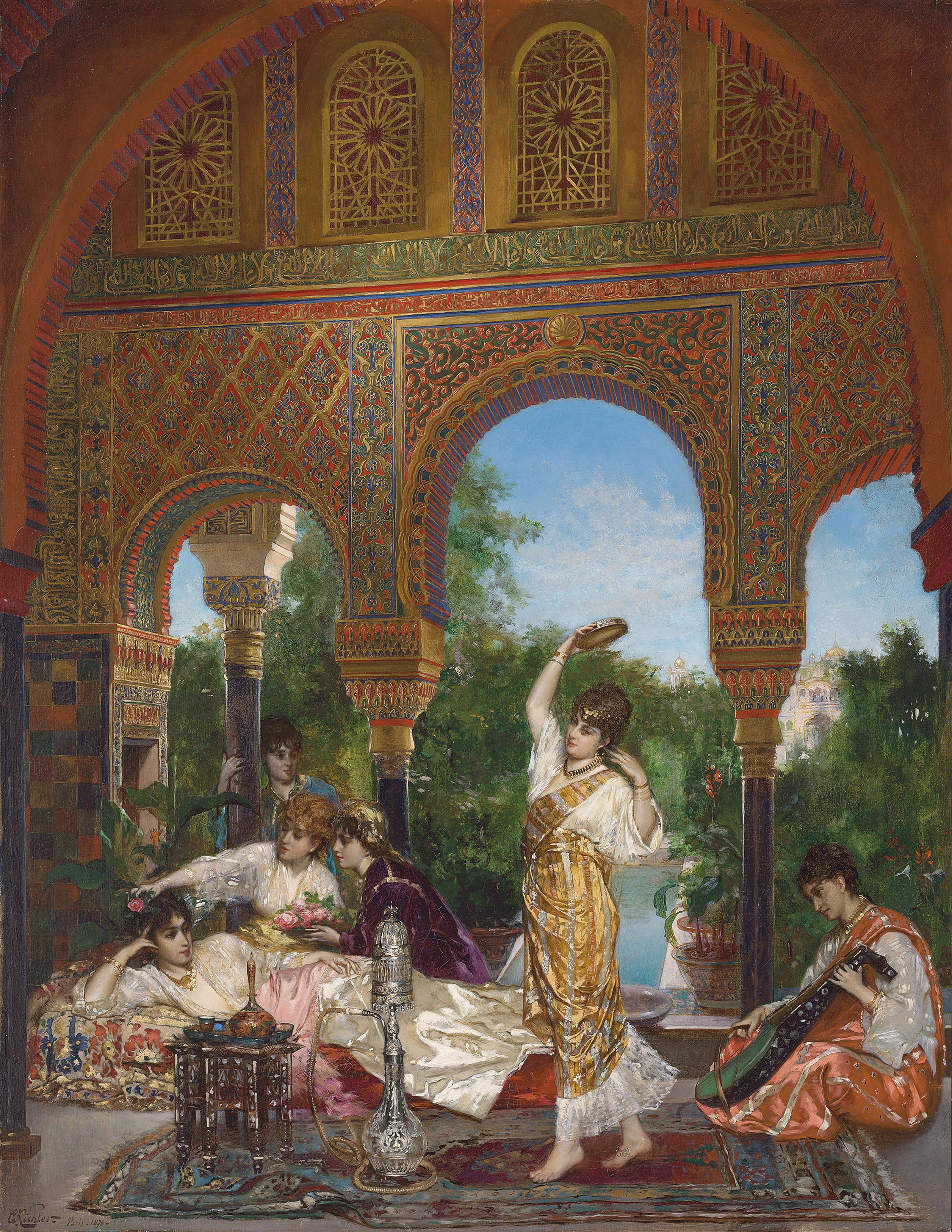 Édouard Frédéric Wilhelm Richter - In the Harem