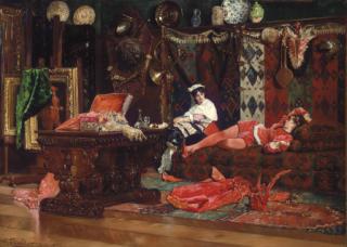 Edouard Frederic Wilhelm Richter - Models in Repose