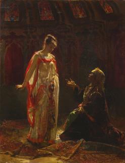 Edouard Frederic Wilhelm Richter - The Fortune Teller