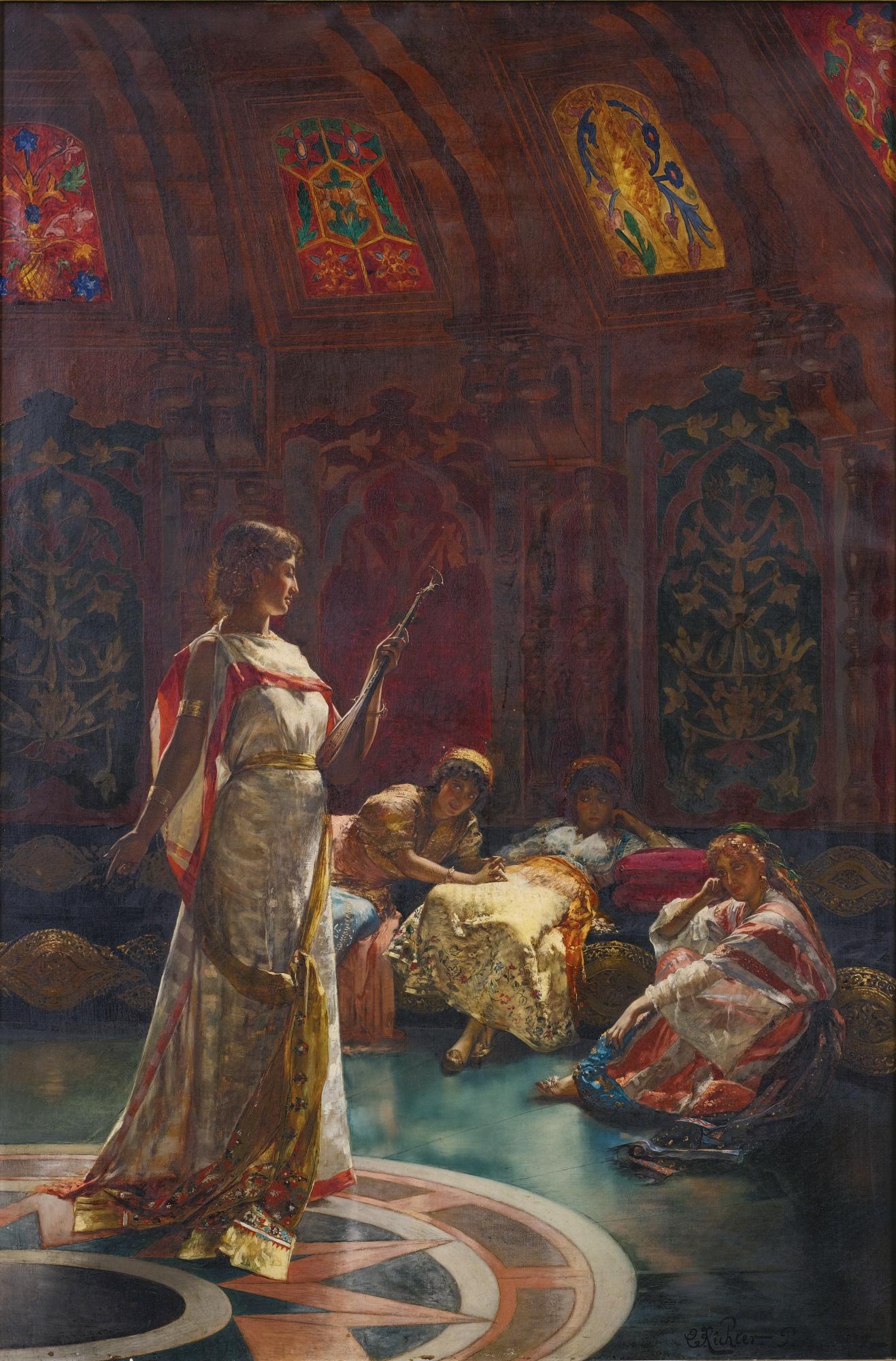 Edouard Frederic Wilhelm Richter - The Four Rivals