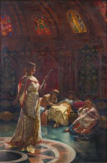 Edouard Frederic Wilhelm Richter - The Four Rivals