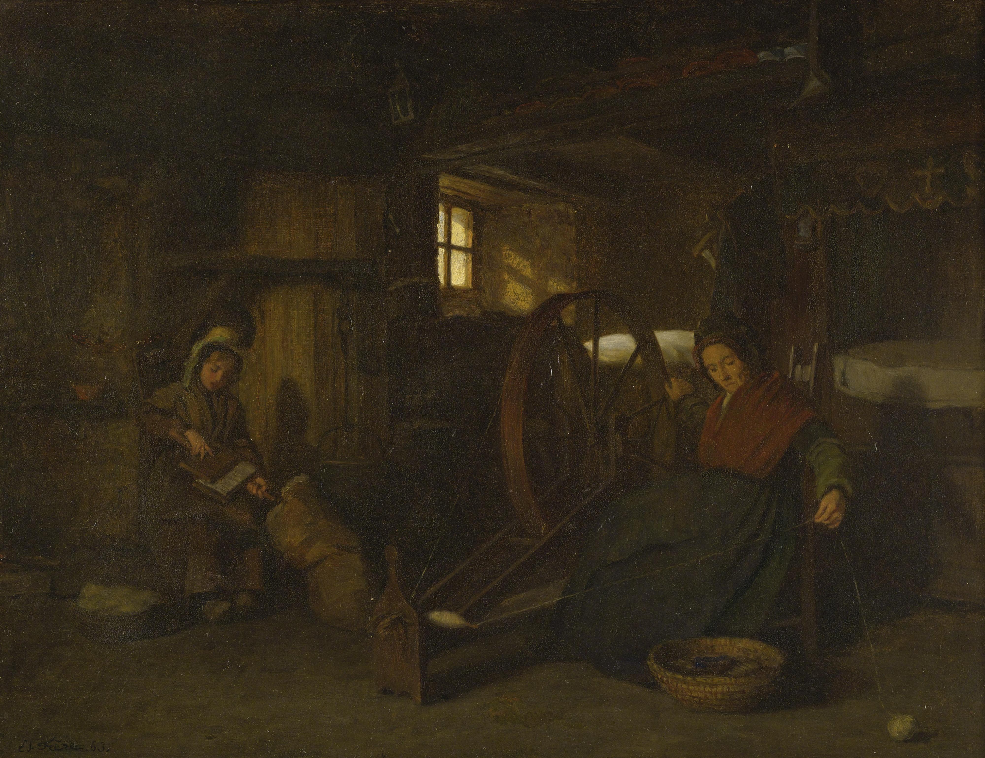 Edouard Frère - The Spinners