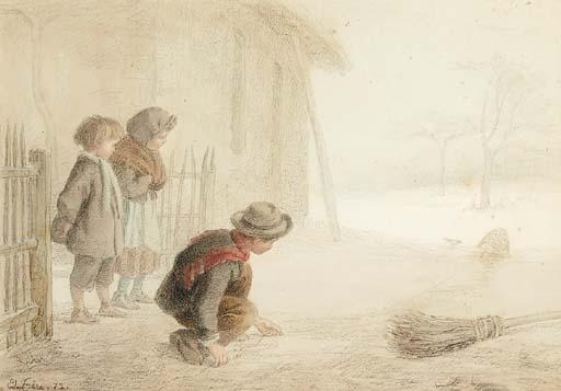 Edouard Frère - The young hunters