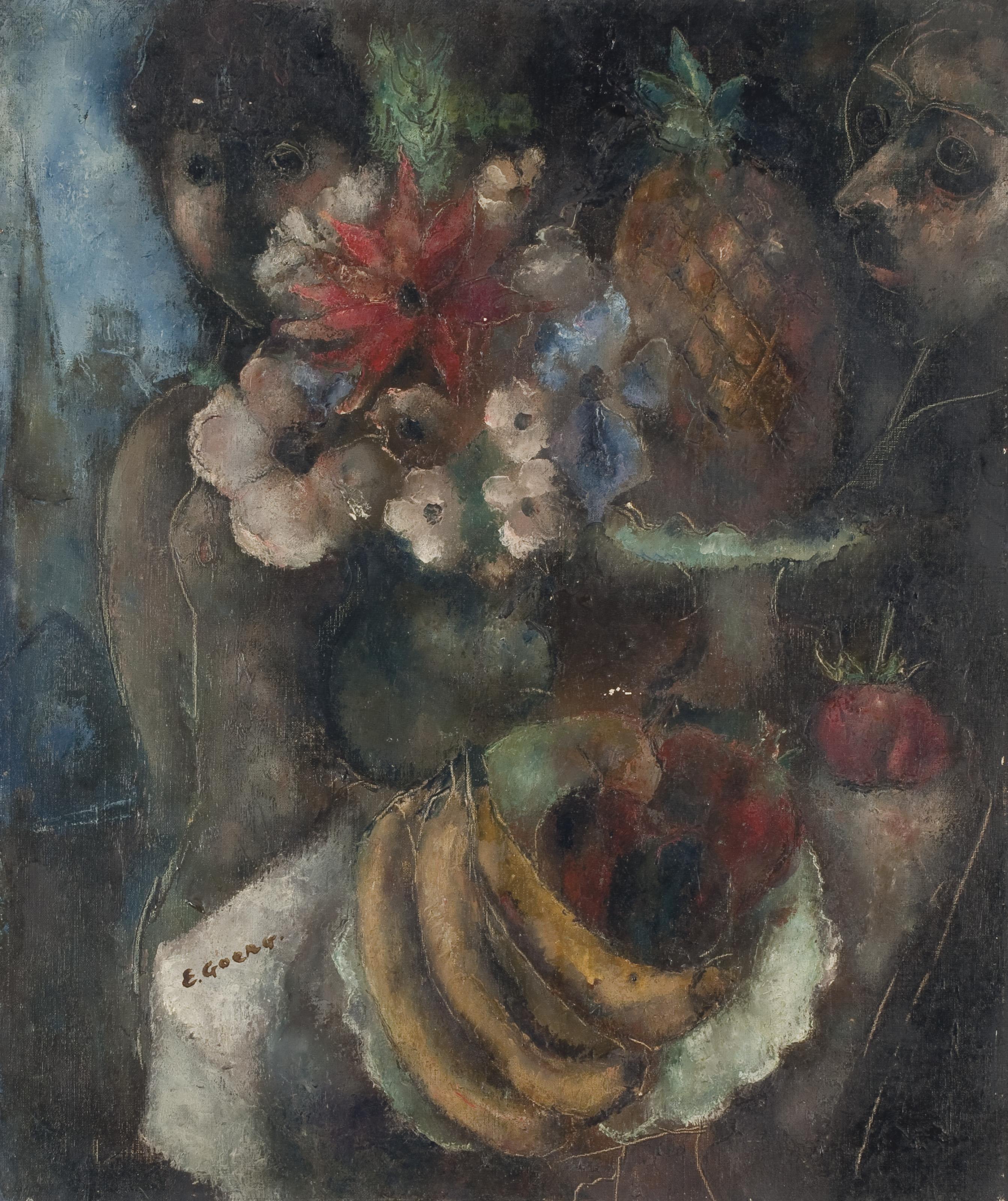 Édouard Joseph Goerg - Fleurs et fruits