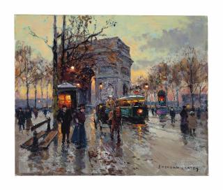 Edouard-Léon Cortès - Arc De Triomphe et l\'Avenue Friedland