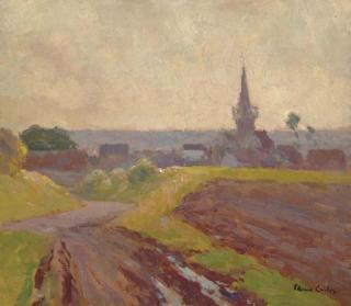 Edouard Léon Cortès - Country Landscape