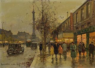 Edouard Leon Cortes - La Bastille