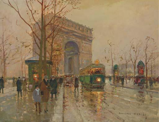 Edouard Léon Cortes - L\'Arc de Triomphe, Paris
