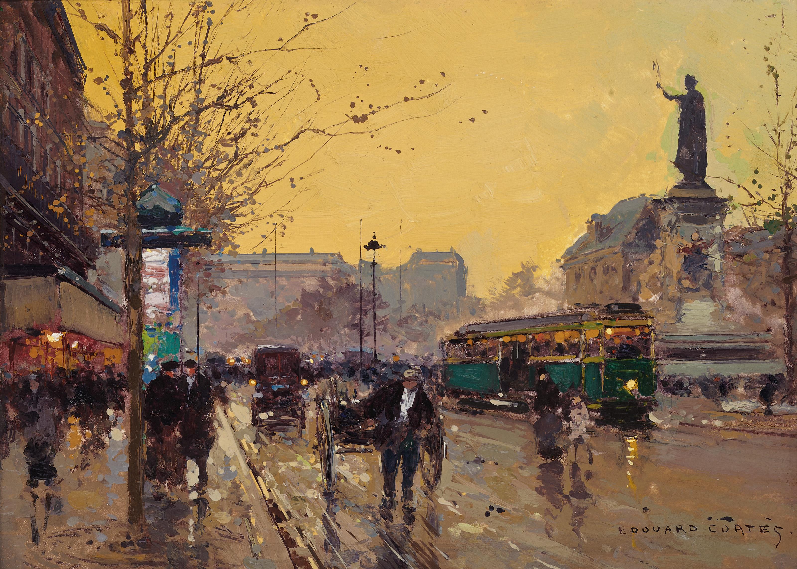 Edouard-Léon Cortès - Place De La République, Paris
