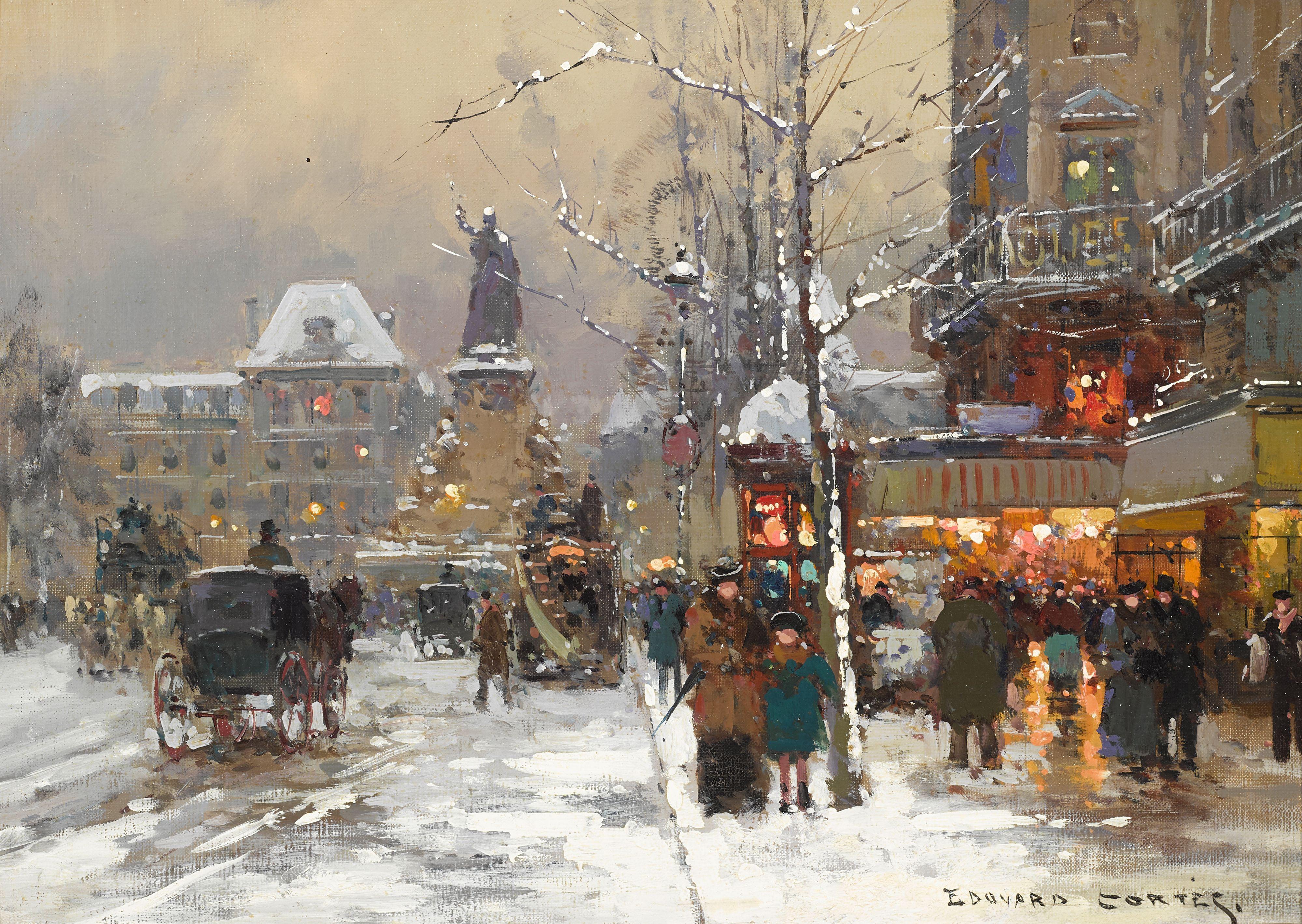 Edouard Léon Cortès - Place de la République